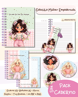 Combo Cadernos Mulher Empoderada - comprar online
