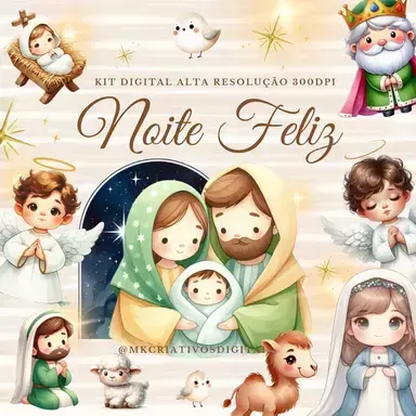 Kit Digital Noite Feliz - comprar online