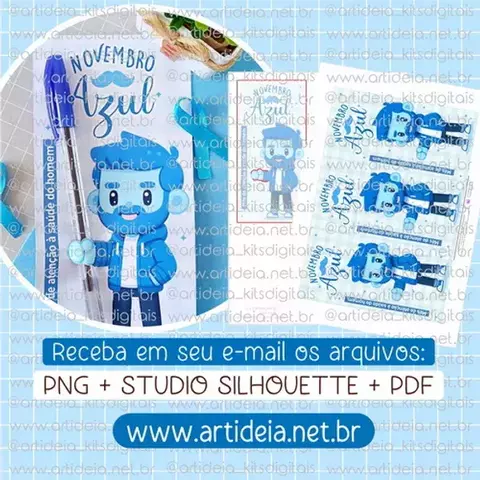 Cartão Caneta Novembro Azul