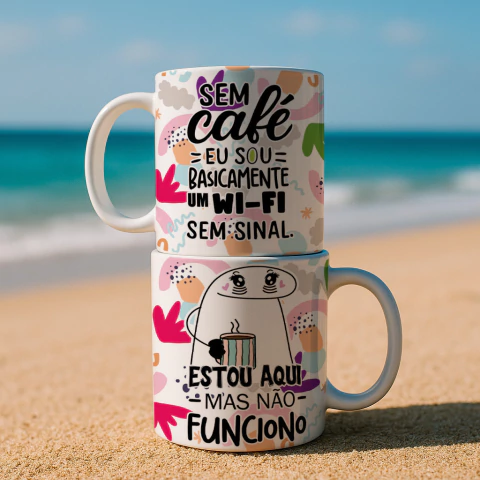 Caneca Café Flork - Arquivo Digital - comprar online