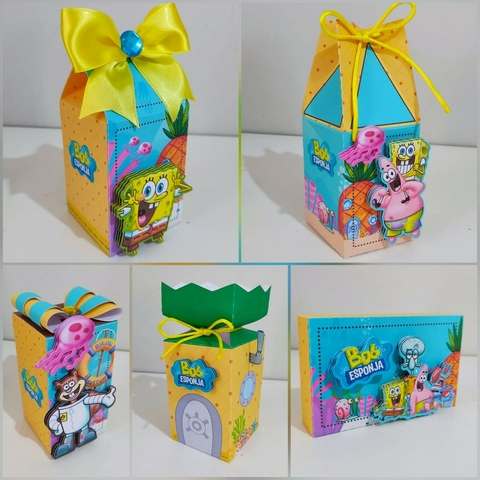Kit Festa Bob Esponja - Arquivo Digital