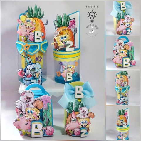 Kit Festa Bob Esponja - Arquivo Digital - comprar online