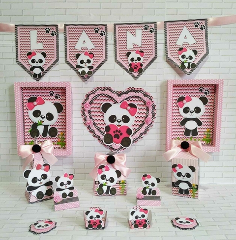 Kit Festa Panda - Arquivo Digital - comprar online