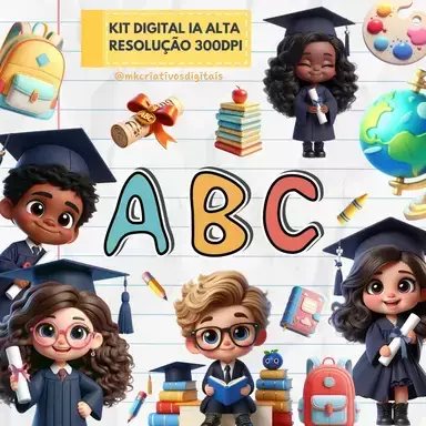 Kit Digital Formatura ABC - comprar online