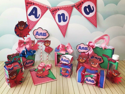 Kit Festa PJ MASK - Arquivo Digital
