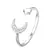 Anillo moon shine plata 925 regulable