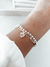 Pulsera Zara corazon transparente