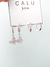 PACK Butterfly micropave & acero blanco - Calu Joyas