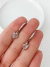 Argollitas Emilia corazon cubic acero quirúrgico (PAR) - comprar online