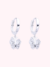 Argollas mariposa plata 925 (PAR) - comprar online