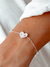 Pulsera Heart lovy plata 925 - Calu Joyas