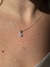 Collar ojito blue plata 925 - tienda online
