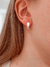 Argollas Laila acero blanco