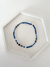 Pulsera Blue moon, elastica cristal Checo & plata 925