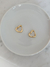Argollas Holly gold micropave & acero dorado (PAR) - comprar online