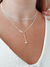 Set Collares Grecia acero blanco - Calu Joyas