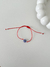 Pulsera hilo rojo ojito azul plata 925 - comprar online