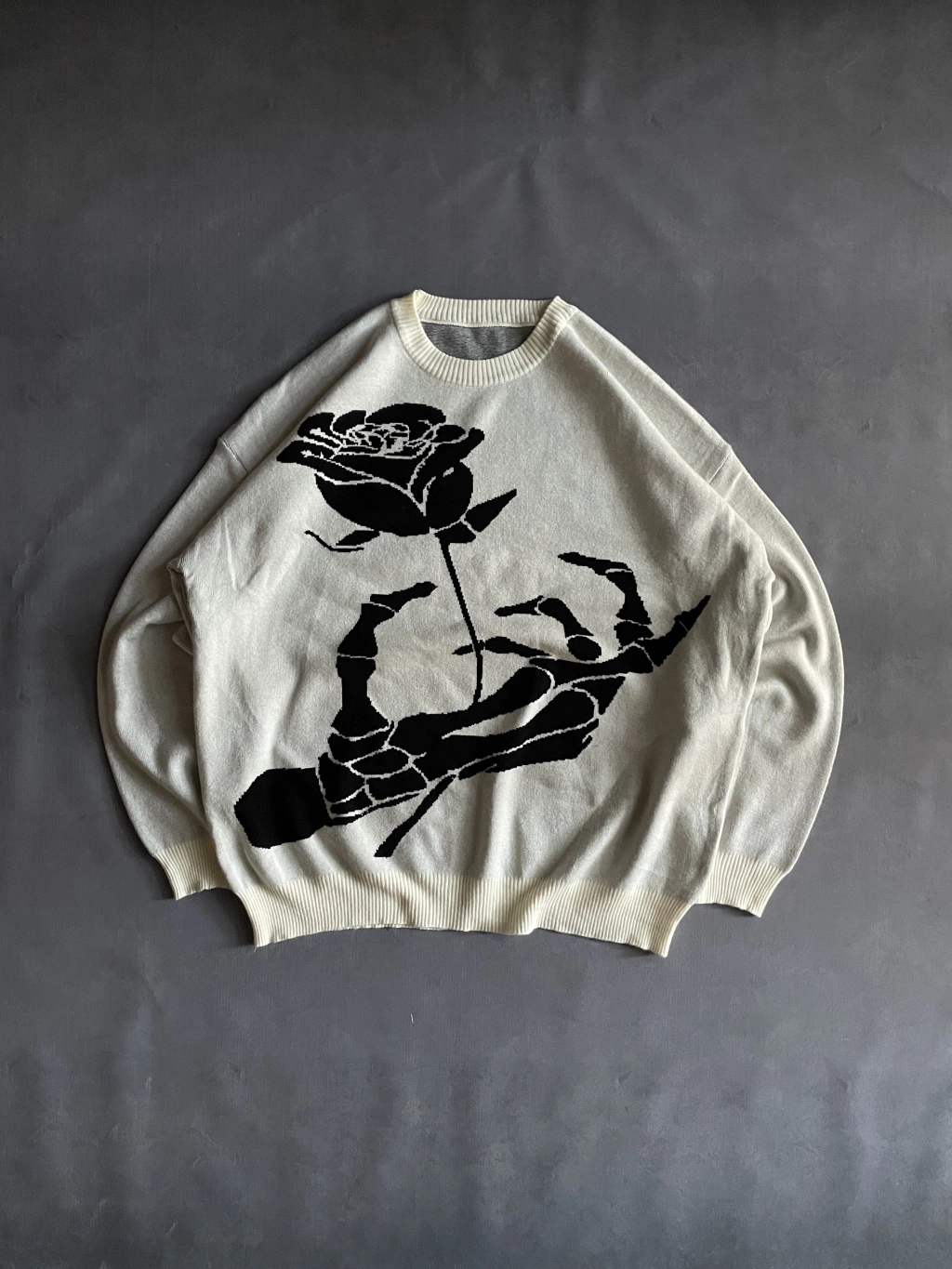 Sweater Oversize "Rose" Crema