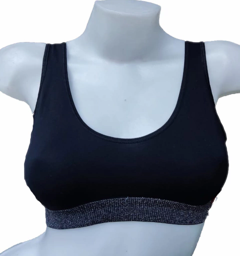 Corpiño soutien con puño de lurex