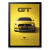 Quadro Carro Ford Mustang Gt Yellow na internet