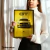 Quadro Carro Ford Mustang Gt Yellow
