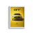 Quadro Carro Ford Mustang Gt Yellow - loja online