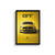 Quadro Carro Ford Mustang Gt Yellow - Elquadro - Quadros Decorativos