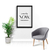 Quadro Decorativo Frase Now - comprar online