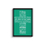 Quadro Decorativo Salmo 23 Forma de Cruz - Elquadro - Quadros Decorativos