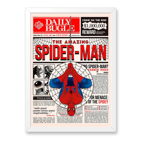Quadro Spider Man Homem Aranha Amazin - Elquadro