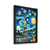 Quadro Torre Eiffel Noite Estrelada Van Gogh