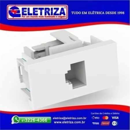 Módulo Keystone Rj45 Para Cat.5e Beleze 1345-e Enerbras