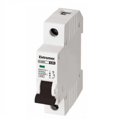 Mini Disjuntor 1p 50a 3ka Curva C Elmd-1c50 Eletromec / Eaton