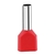 Terminal Pre-isolado Tubular "ilhos" Duplo Vermelho Td-1/8