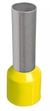 Terminal Pre-Isolado Tubular "Ilhos" Simples Amarelo Ts-6/12 - comprar online