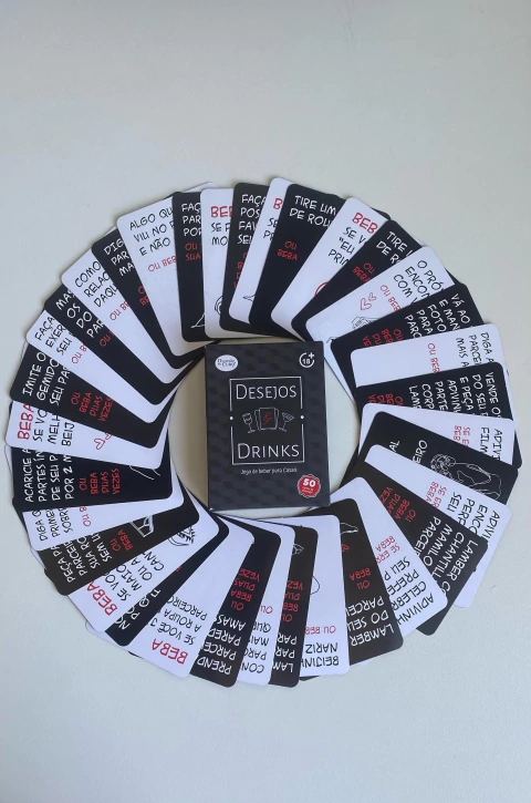 Desejos e Drinks - Jogo de Cartas para Casais - comprar online