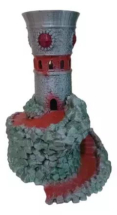 Adorno Castillo Cubre Pico Para Pecera Acuario