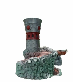 Torre de Piedra adorno para acuario