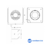 Extractor para Baño 4" Blanco - Sach Premium - Ventiservice SRL