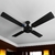Ventilador de Techo Pintado Palas de Madera - comprar online