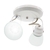 Aplique 2 Luces Tulipa Pintado Ventilador de Techo