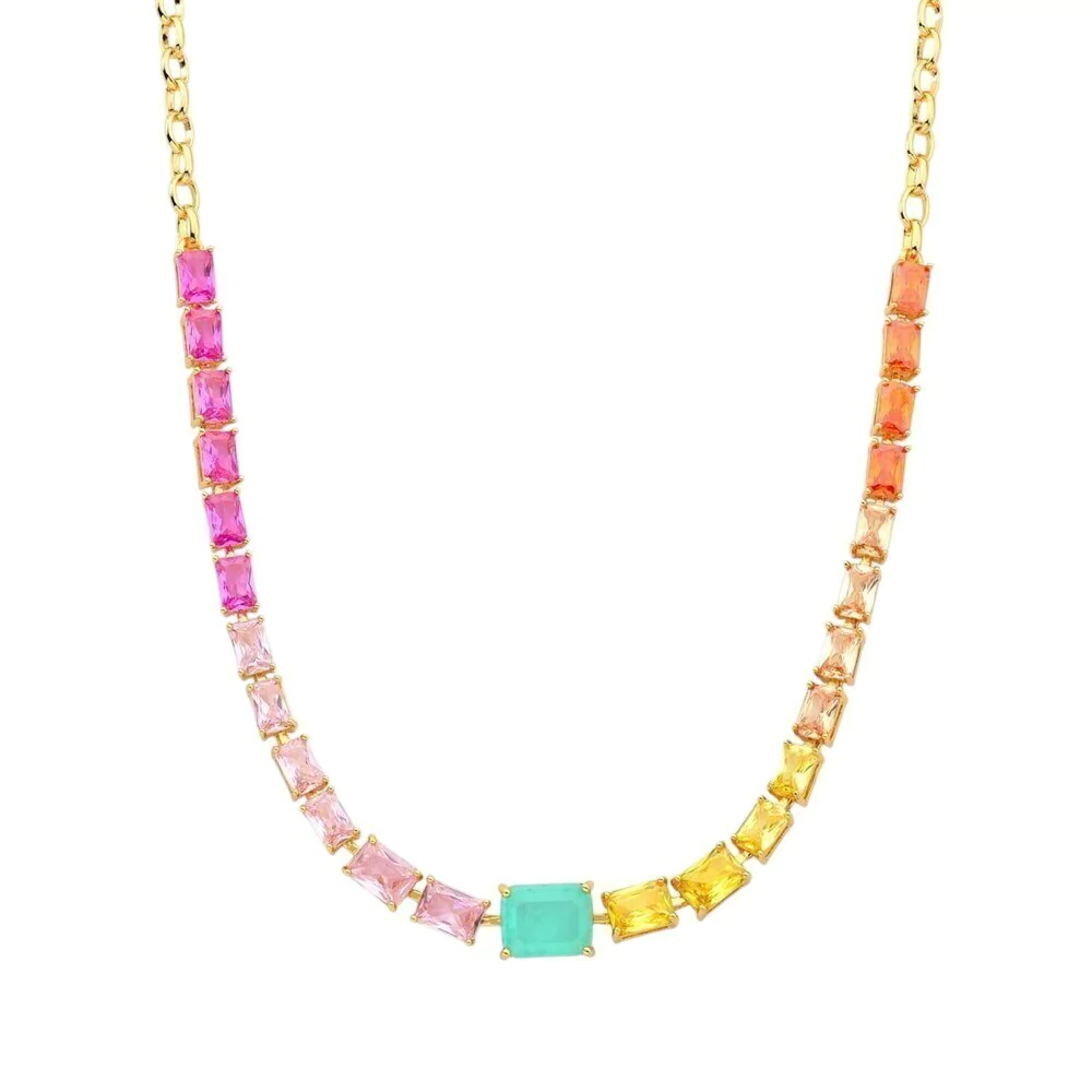 Chocker Pedras Coloridas
