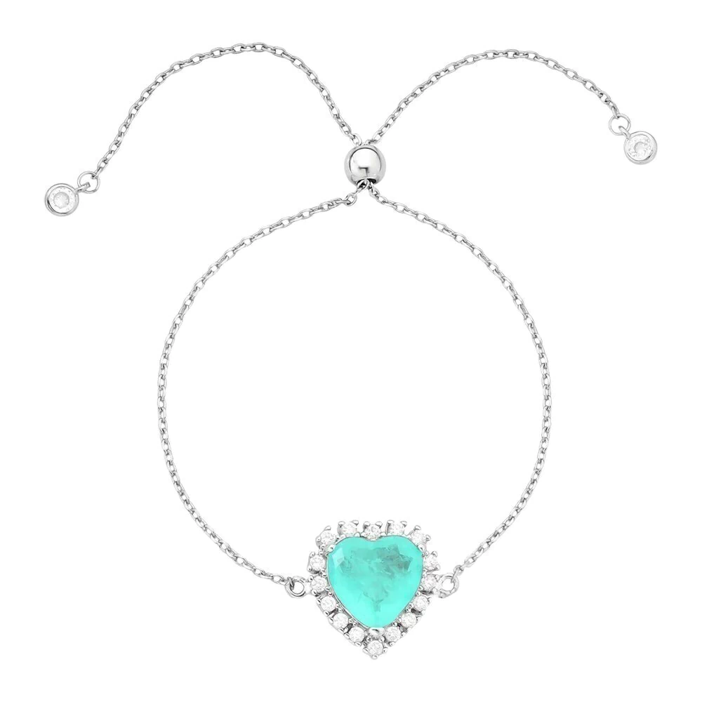 Pulseira Turmalina Coração