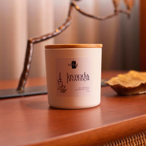 Vela Decór Lavanda Provençal 200g