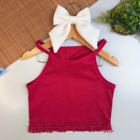 Cropped Letícia Vermelho