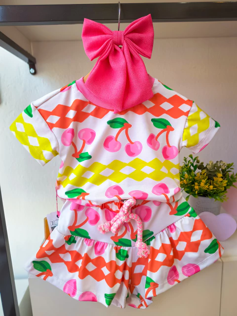 Conjunto Bambolê Cereja - comprar online