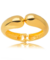 Bracelete gotas liso banhado a ouro
