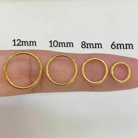 Piercing argola lisa click