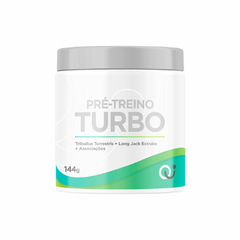 Pré-Treino Turbo | Tribullus Terrestris + Long Jack Extrato + Associações 144g 15 doses