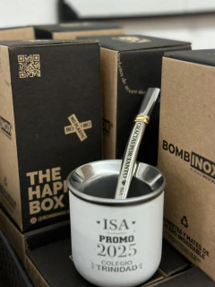 MATE ACERO GRABADO PERSONALIZADO - 1 grabado a elección - comprar online